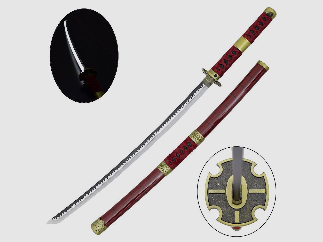 Katana LED spada laser Sandai Kitetsu Zoro