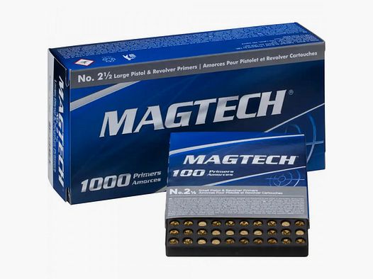 MAGTECH PRIMERS - LARGE PISTOL - NO. 2 1/2