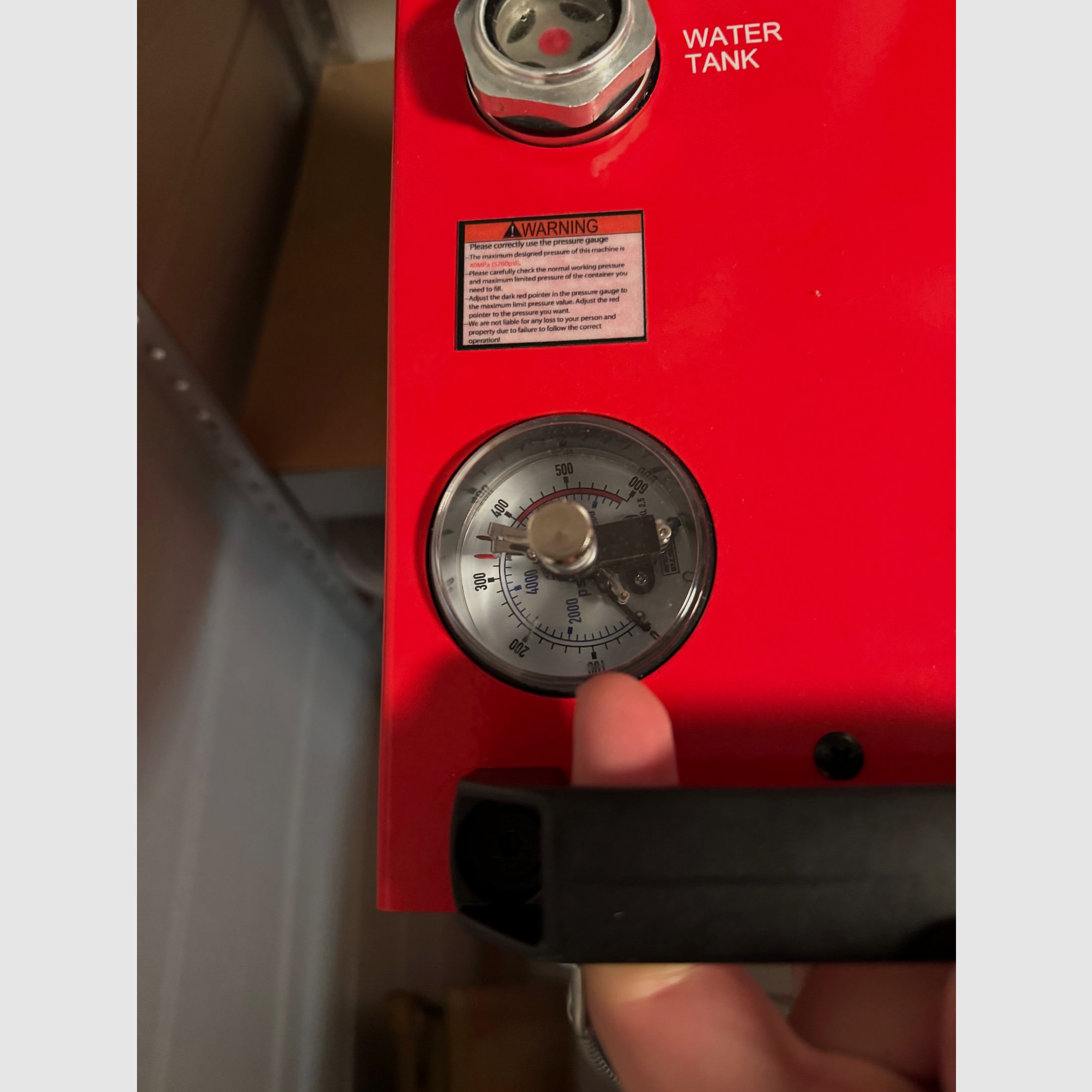 GX PUMP GX-E-CS4-I Tragbarer PCP kompressor 400 bar 5800 psi
