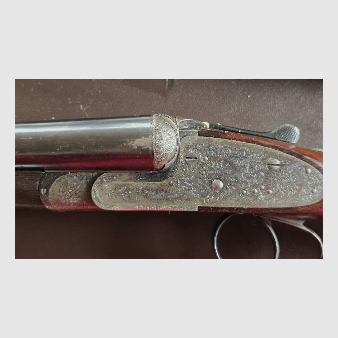 Joseph Lang & Son, LTD., Jaseph Lang Back Action Barlock Sidelock Ejector, image 4 of 10