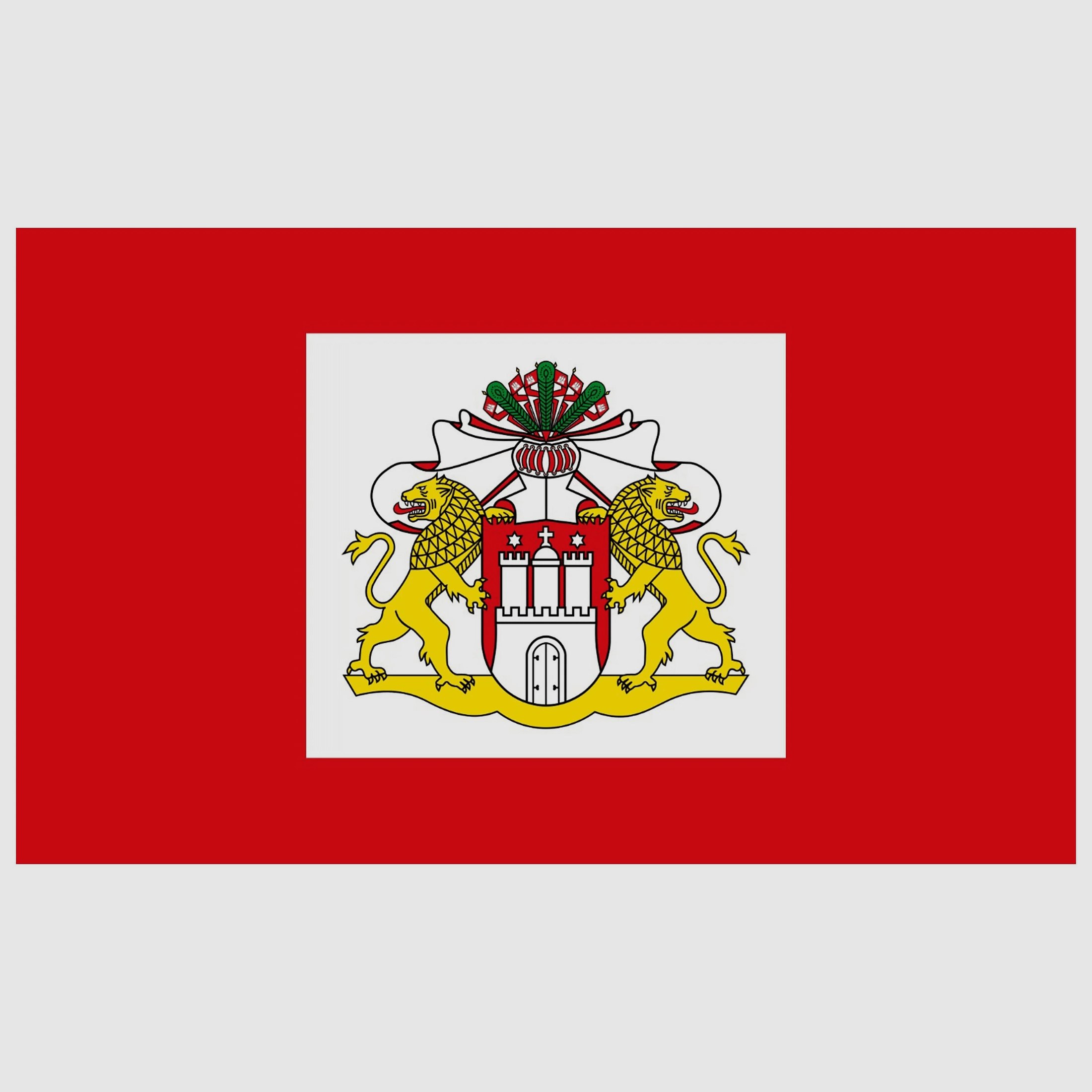 Unbekannt Flagge Hamburg