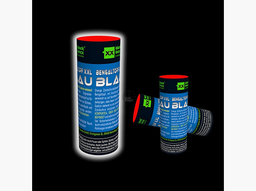 Blackboxx Bengaltopf XXL 60 Sek. - Blau