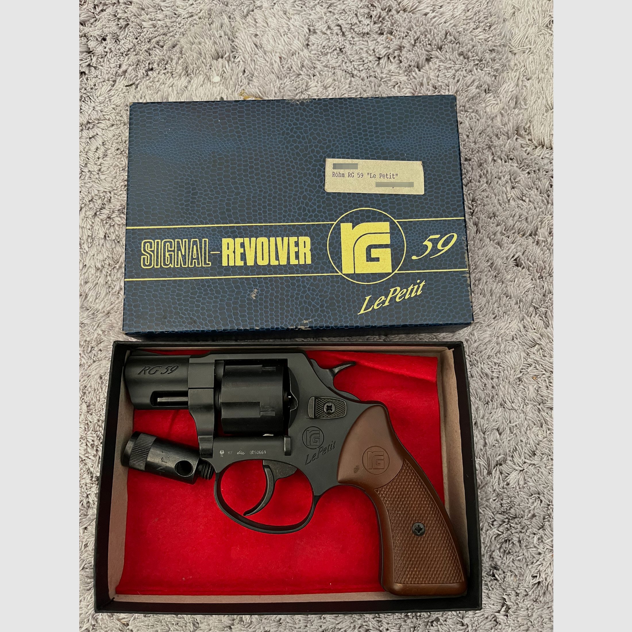 Röhm RG 59N Le Petit cal. 9 mm blank starting signal gas revolver