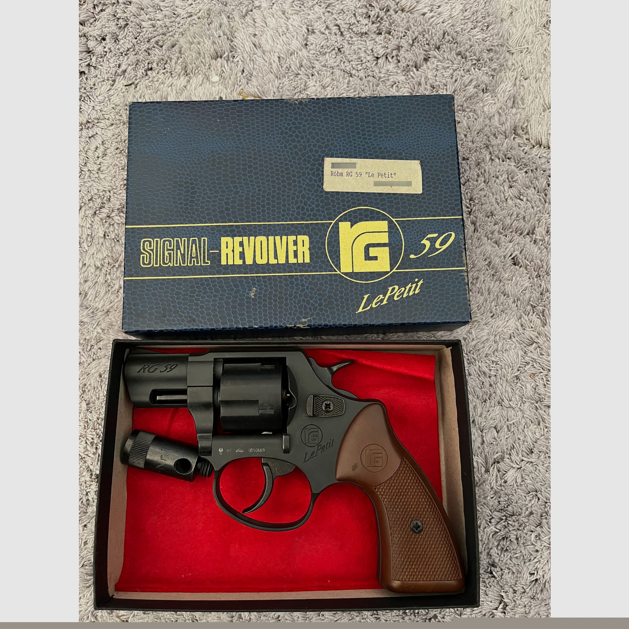 Röhm RG 59N Le Petit kal. 9 mm Knall Schreckschuss- Gasrevolver