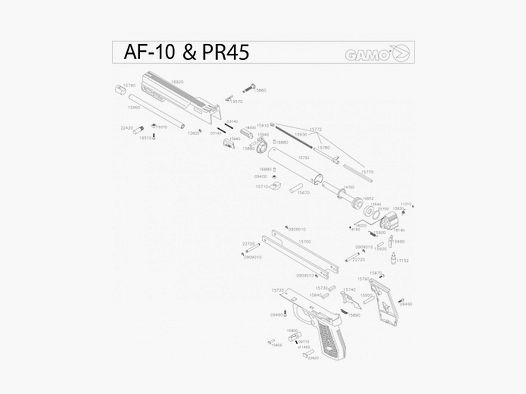 Gamo Schraube für Schaftplatte Pr45