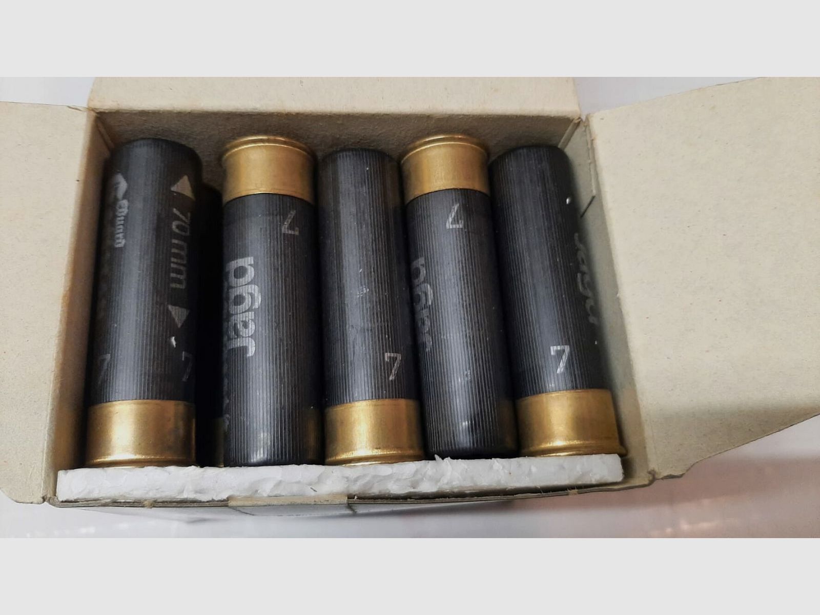 Schrot Munition 20/70 2,7mm Konvolut 100 Schuss