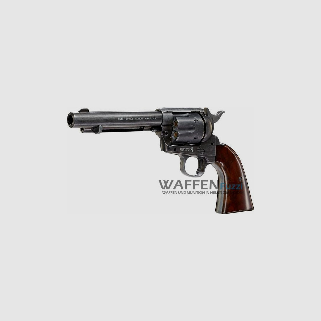 Colt Single Action Army 45 CO2 Revolver 4.5 mm BB, matte blued
