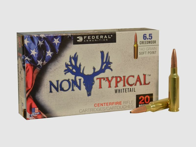 Federal Non-Typical 6.5mm Creedmoor 140GR JSP 20 cartridges