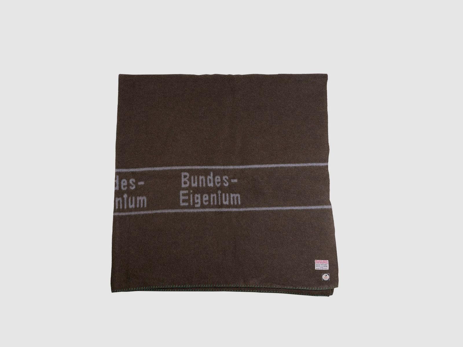 Bundeswehr Original BW Wolldecke oliv/braun gebraucht