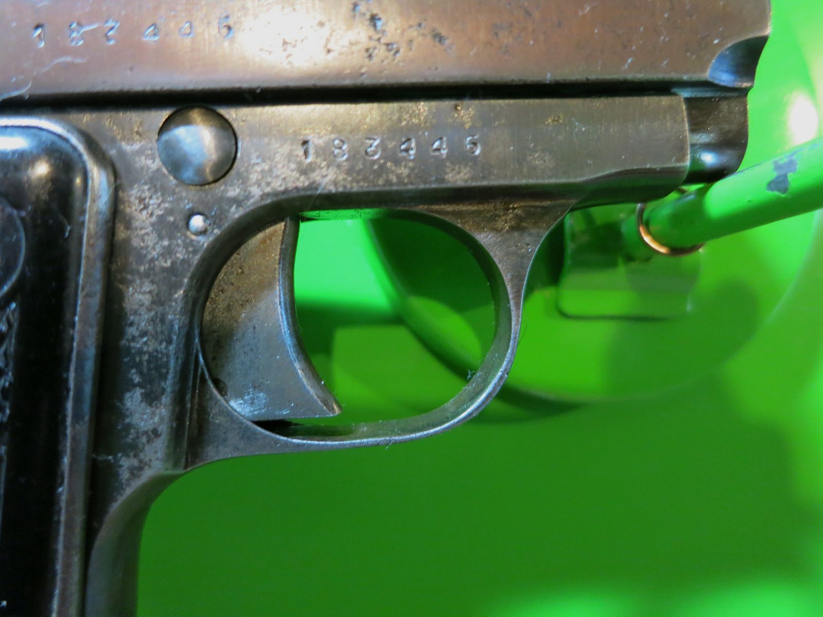 Pistolet kieszonkowy Beretta Mod. 1920 (418) Wersja III; 6,35 mm Browning; J. Bond 007!        #38-