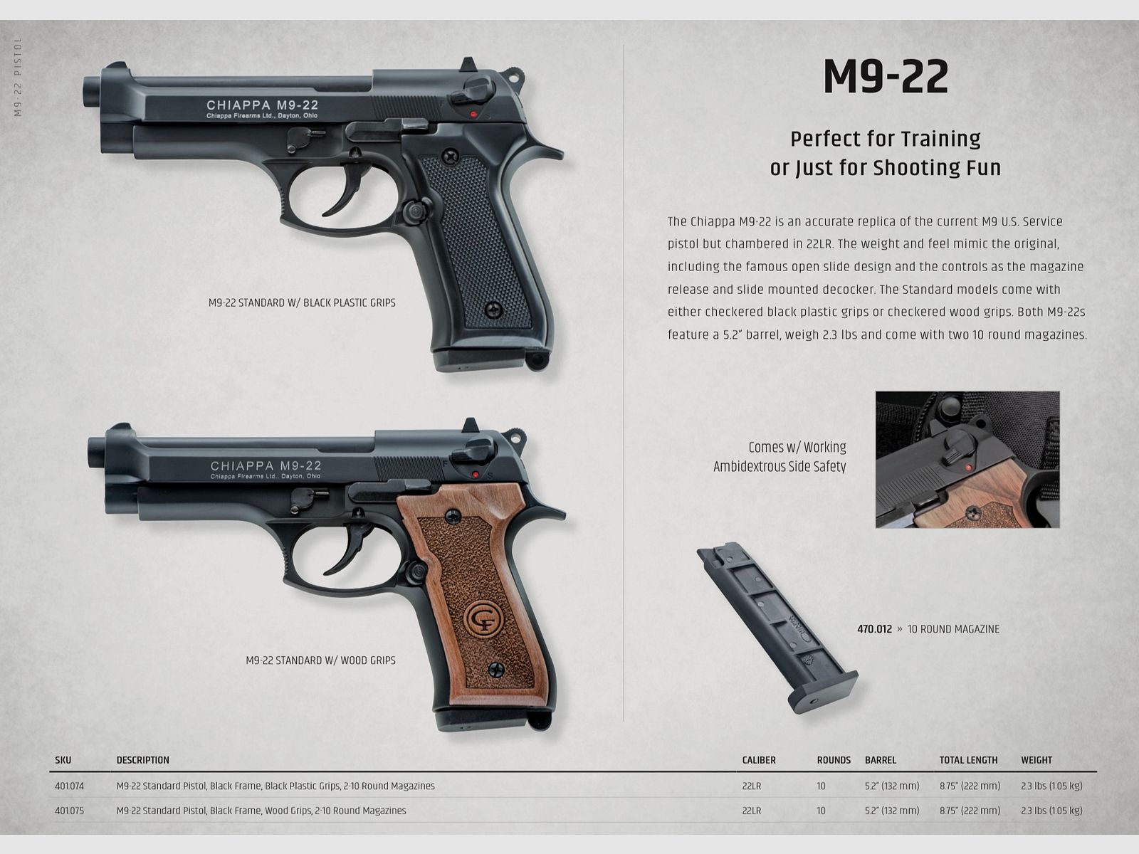 CHIAPPA FIREARMS / PISTOL – REVOLVER / ALL MODELS, image 9 of 11