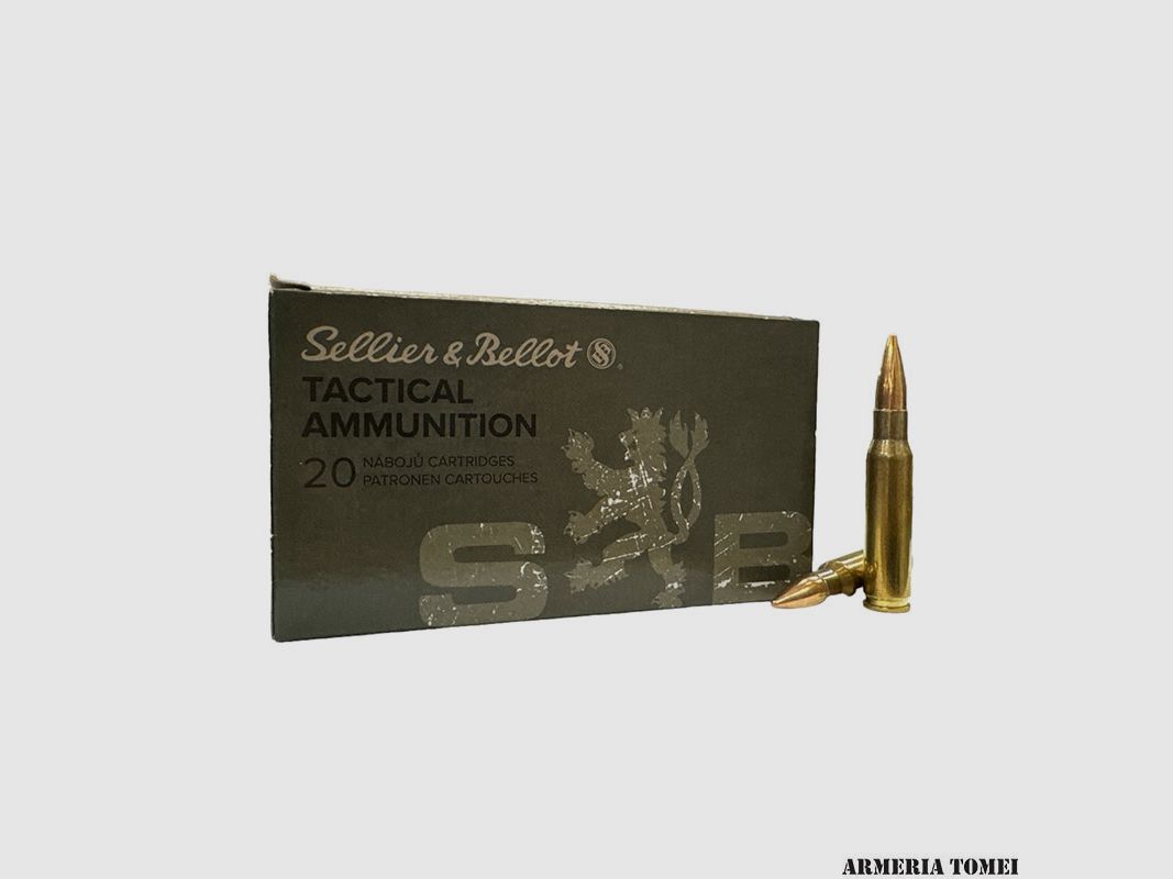 SELLIER & BELLOT – 7.62×51 200gr 13.0g FMJ SUBSONIC No.2950 (20pcs)