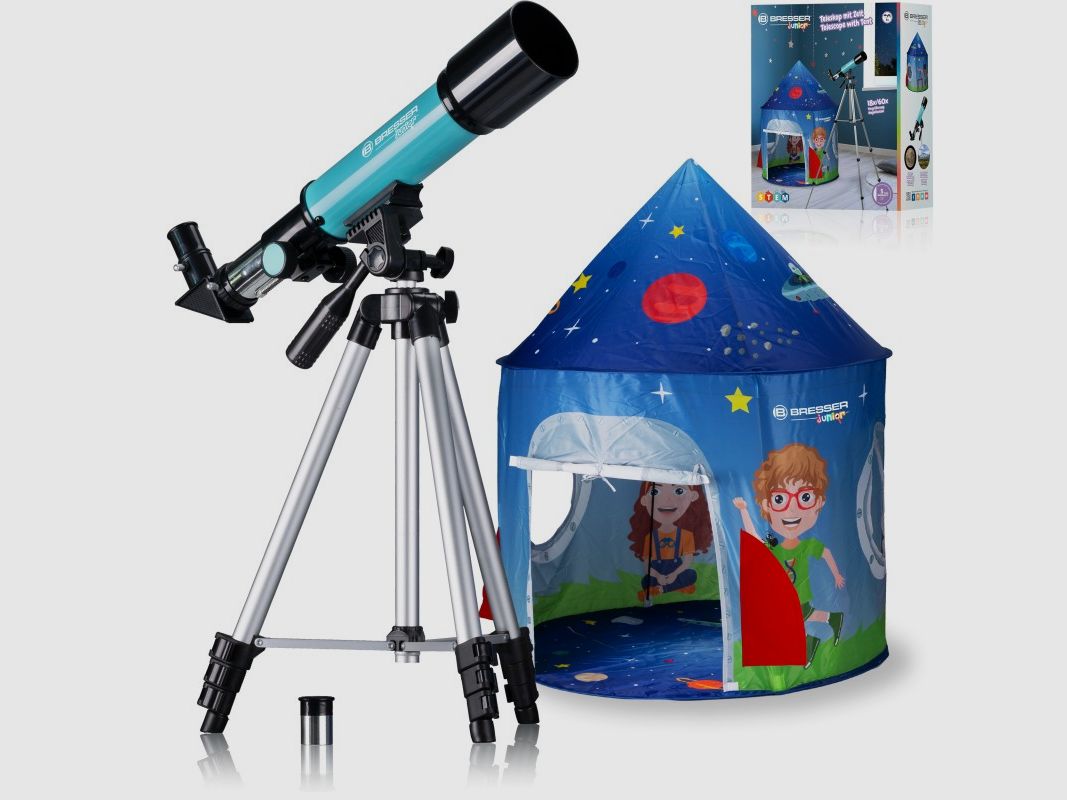 BRESSER JUNIOR Fernglas für Kinder 50/360 mit Zelt, Bild 1 von 3