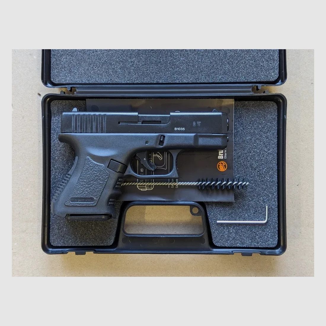 BRUNI Mini GAP 9mm P.A.K. pistola a salve Glock 26 replica