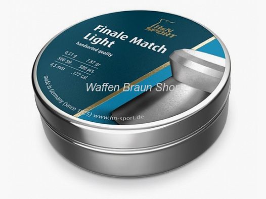 H&N Finale Match Light 4,49 mm, 500 Stk.