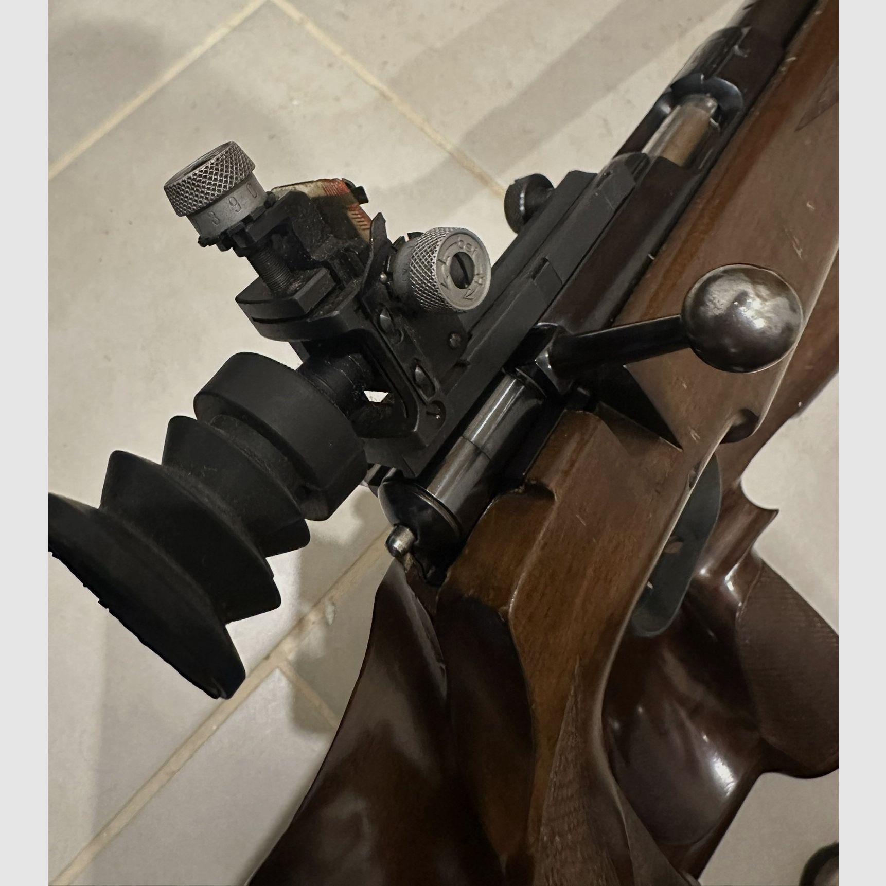 Anschütz 54 KK carabine avec crosse supplémentaire