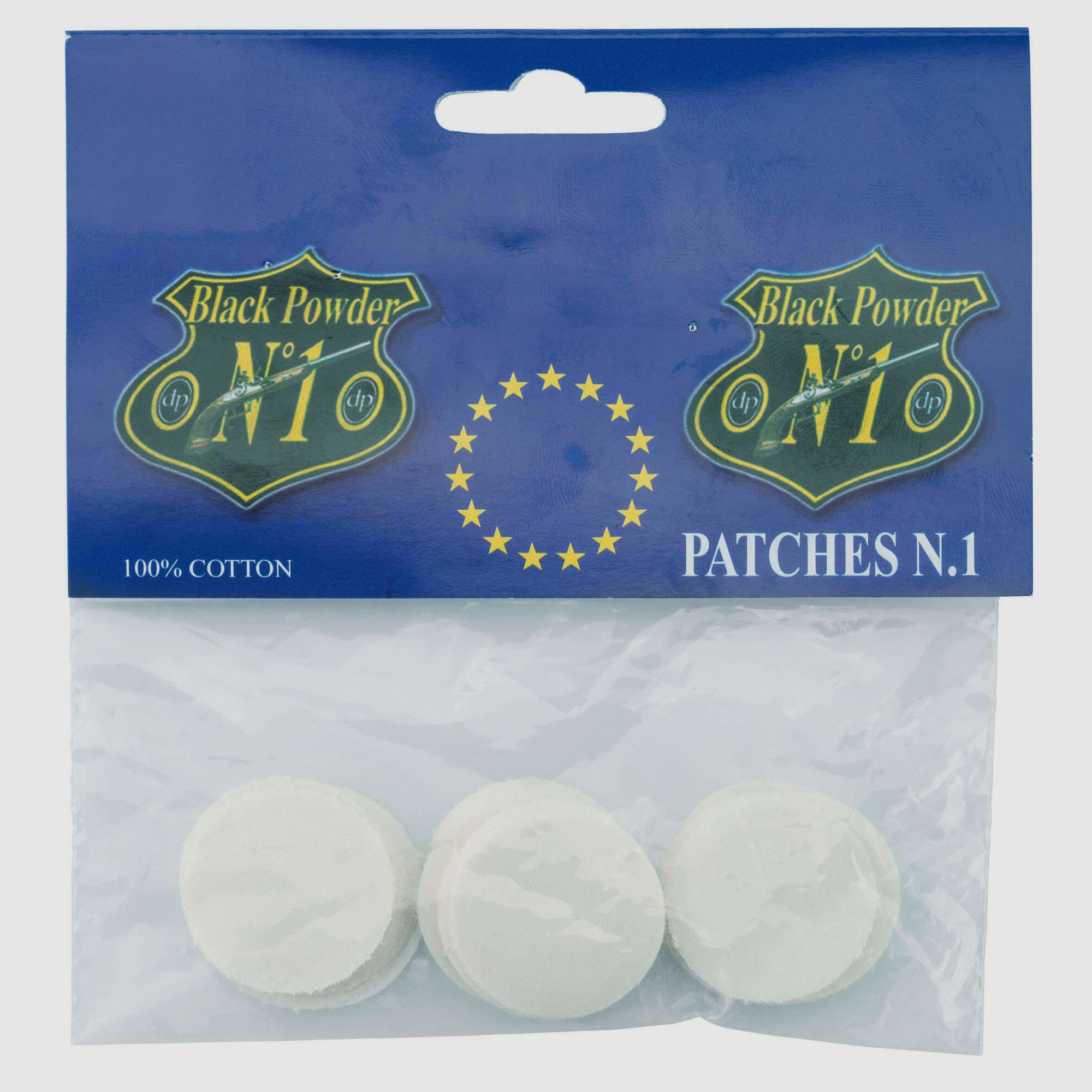 CALEPINS / PATCHES RONDS EN COTON Kal.36/41 0.12MM, Bild 1 von 2