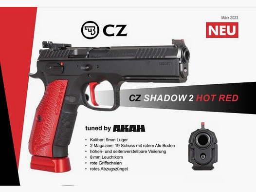 CZ BRNO Pistole Mod. CZ SHADOW 2 SA HotRed 9mmLuger