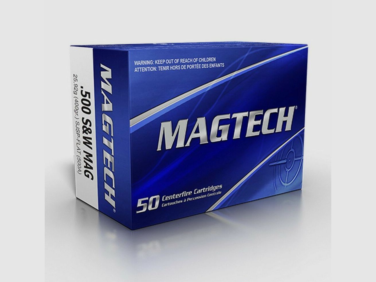Magtech .500 S&W SJSP-Flach 400grs / 25,9g