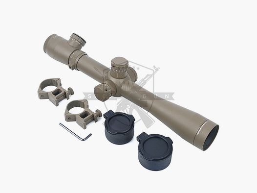 3.5-10×40E-SF lunette de tir avec réticule éclairé en rouge/vert (TAN)