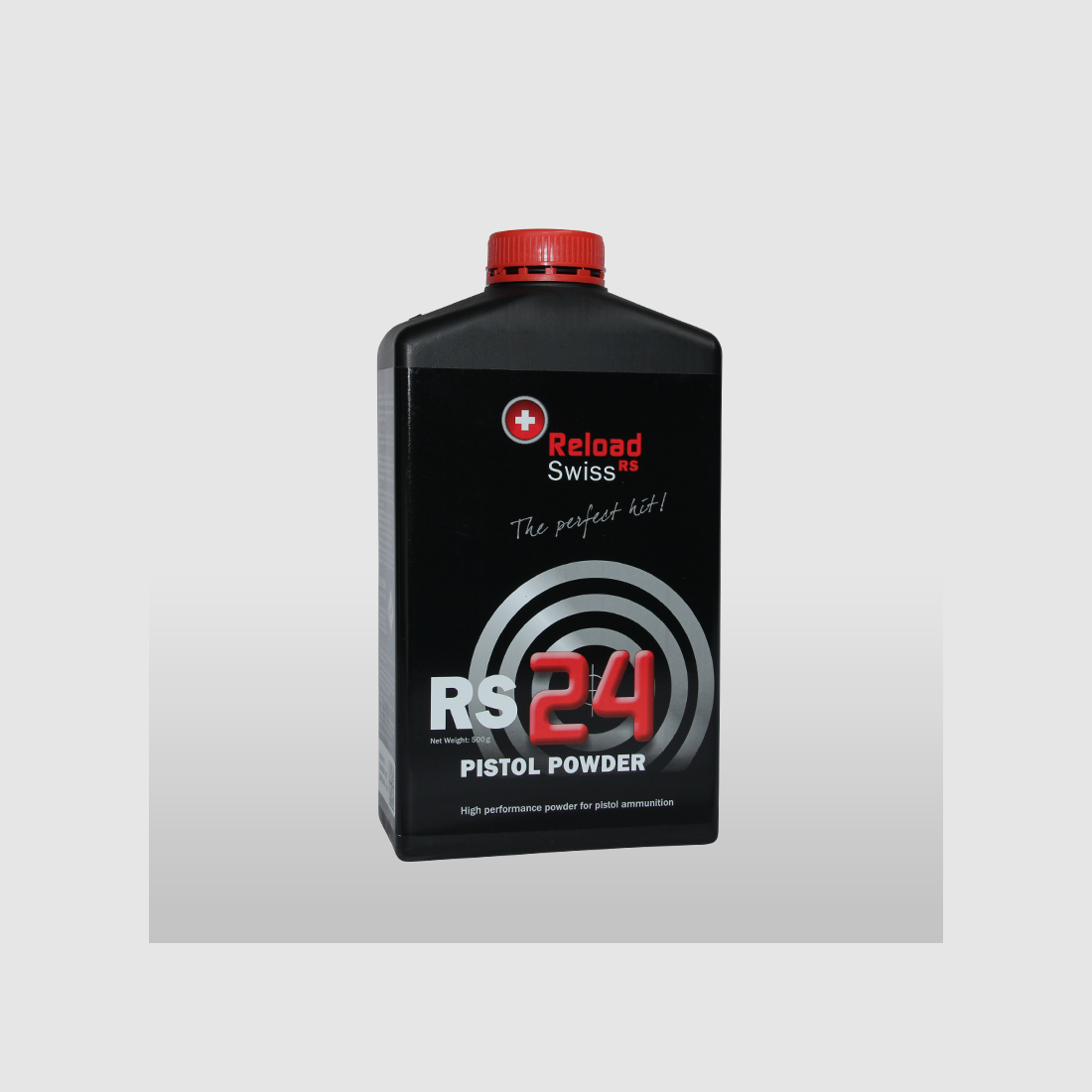 RELOAD SWISS RS 24 - 500 GR. - POUDRE DE PROPULSION, image 1 sur 2