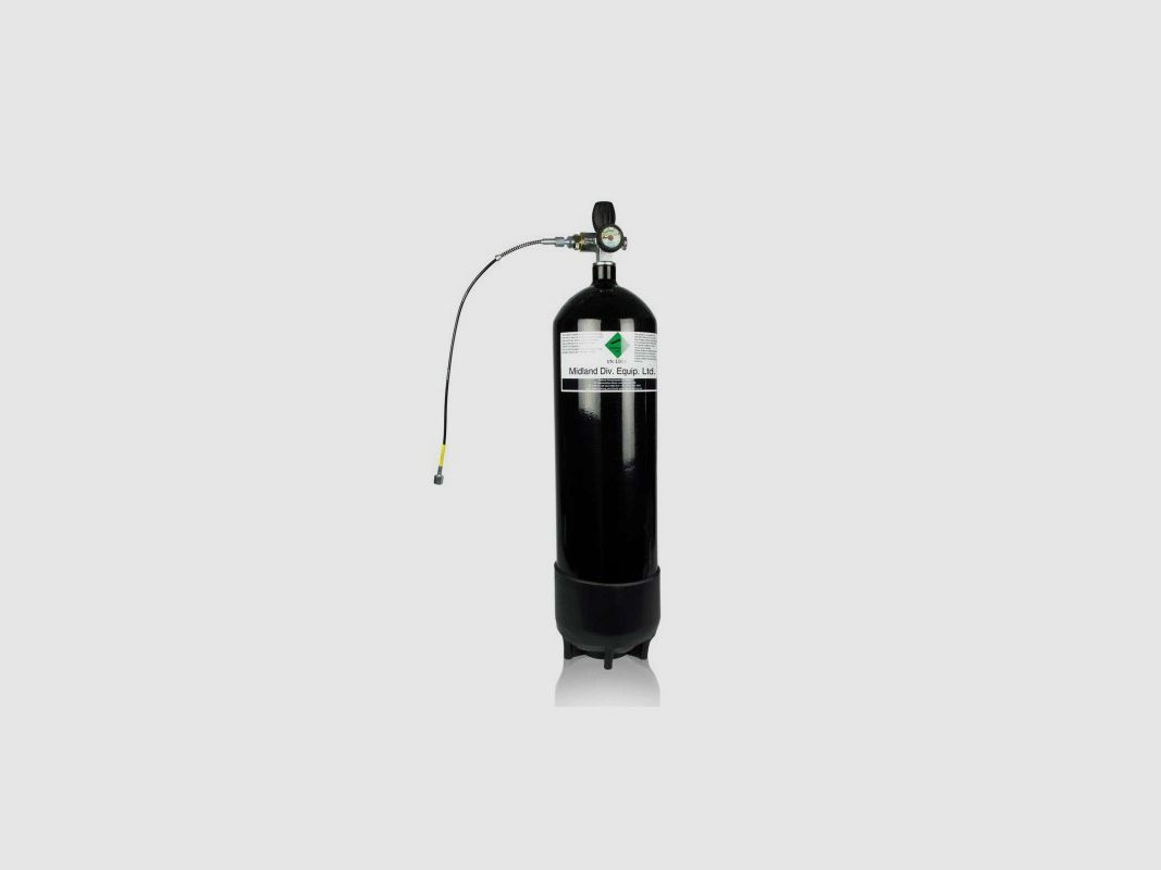 BOTTIGLIA 12 LITRI PCP 300 BAR. KIT COMPLETO, immagine 2 di 10