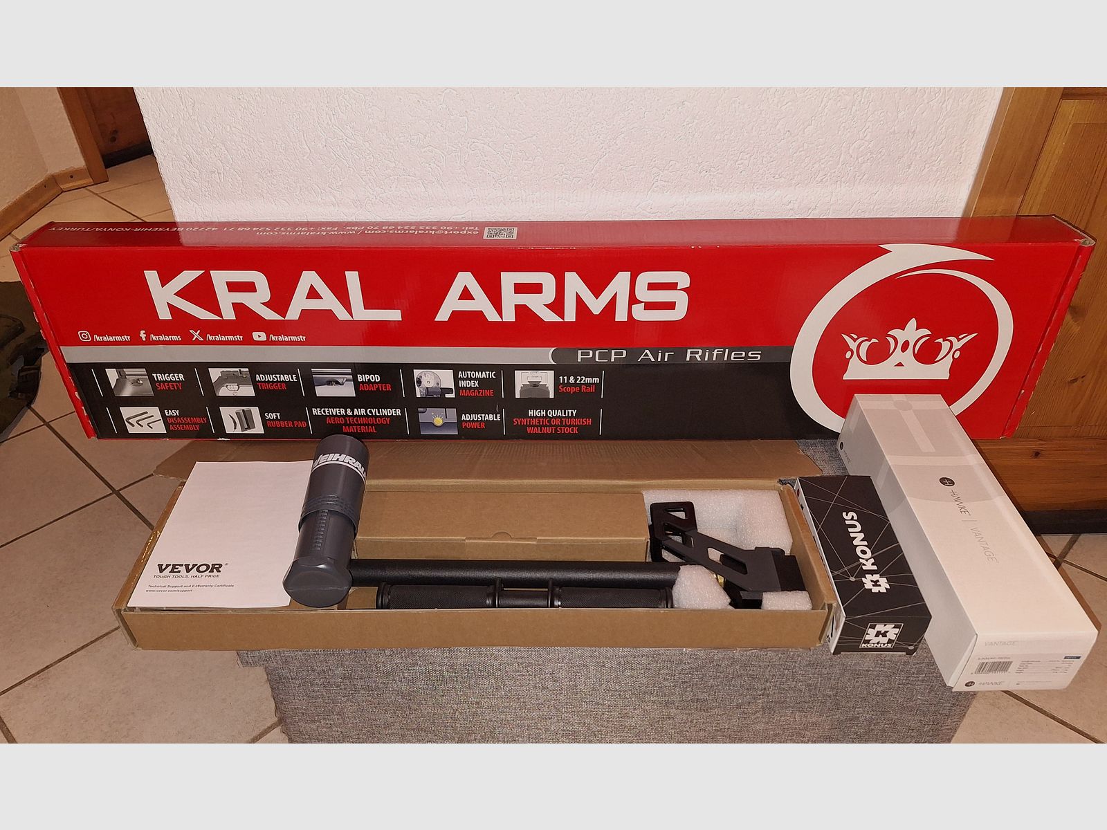 Kral Arms Puncher Nish Complete Equipment