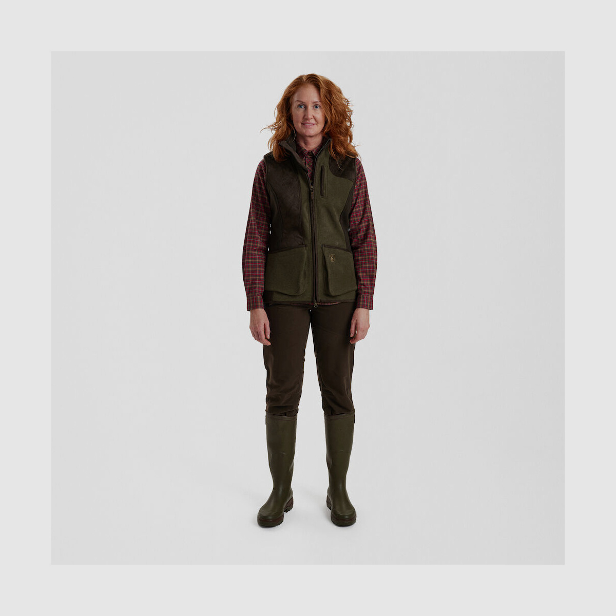 DEERHUNTER Lady Pam Shooting Weste Graphite Green