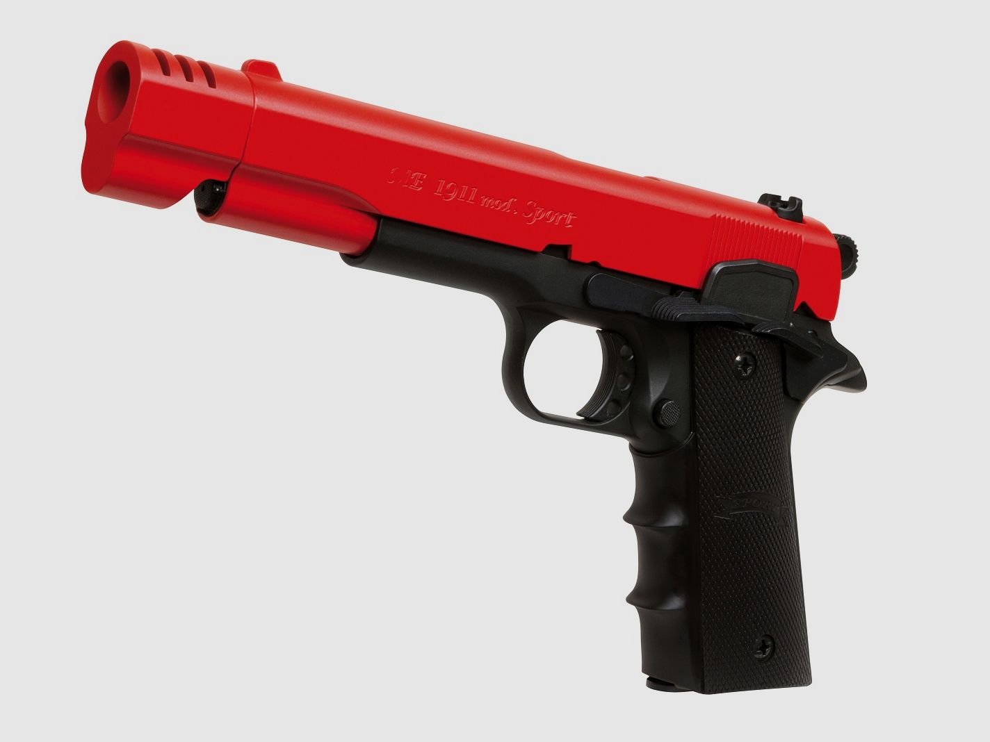 ME 1911 Model Sport, czerwono-czarny