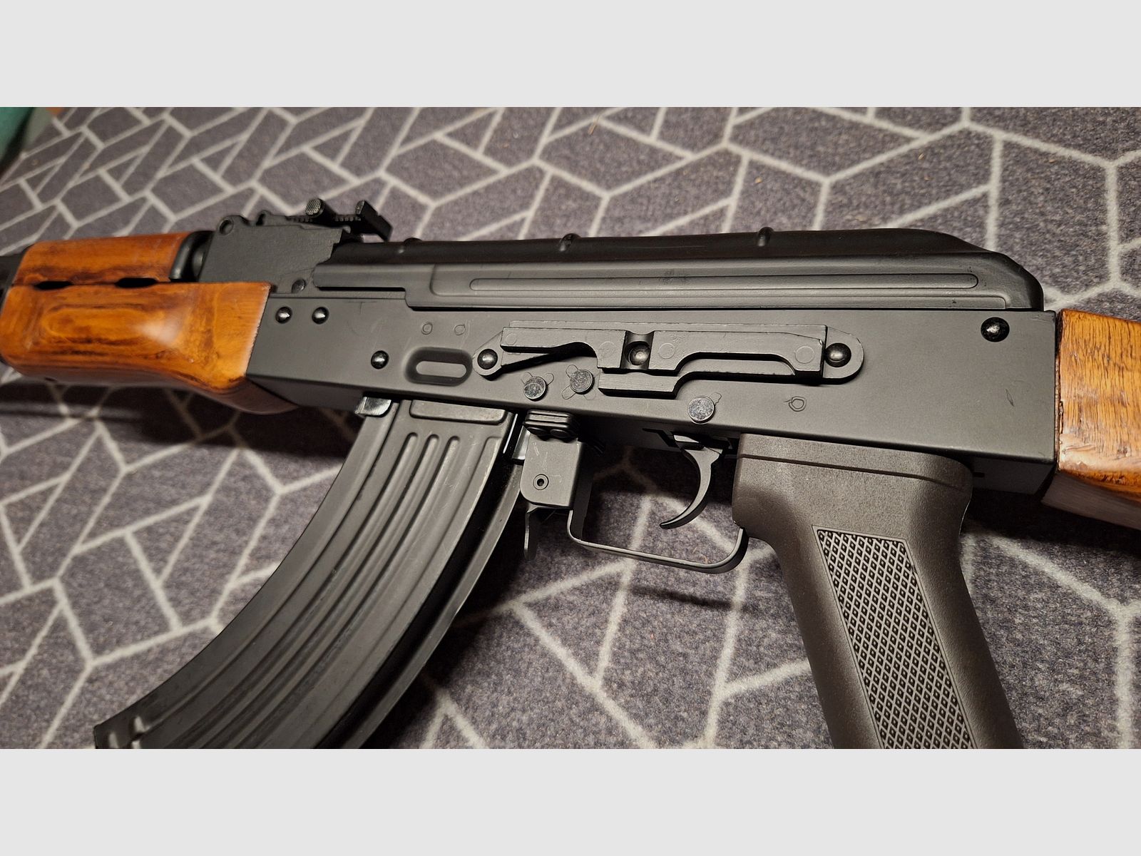 AK47 BEGADI SPORT AEG metal completo/madera real-NUEVO!