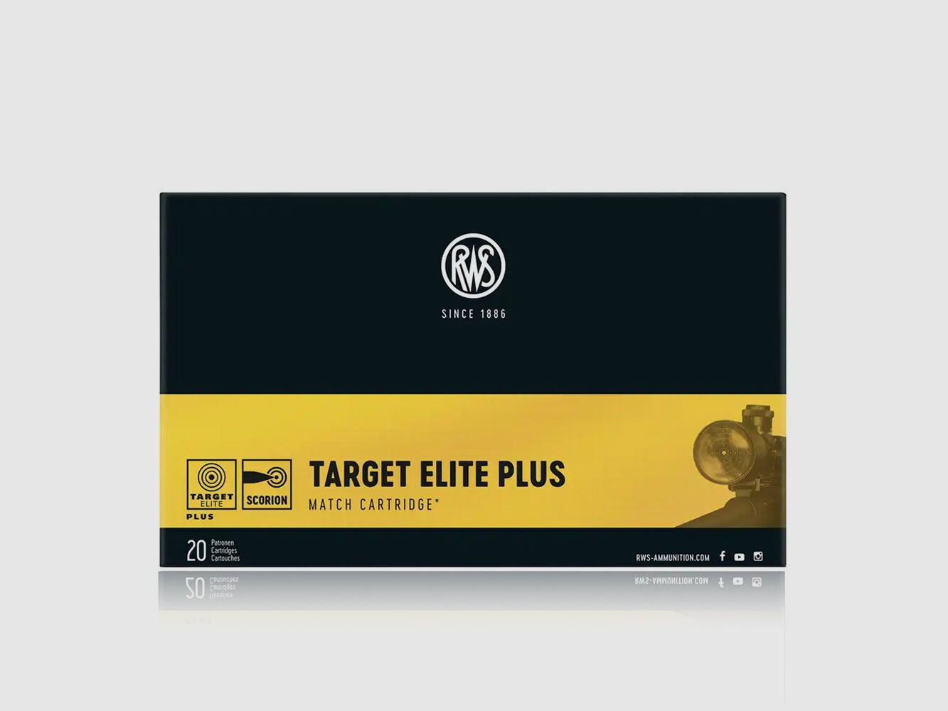 RWS Target Elite Plus 250grs 20St .338LapMag