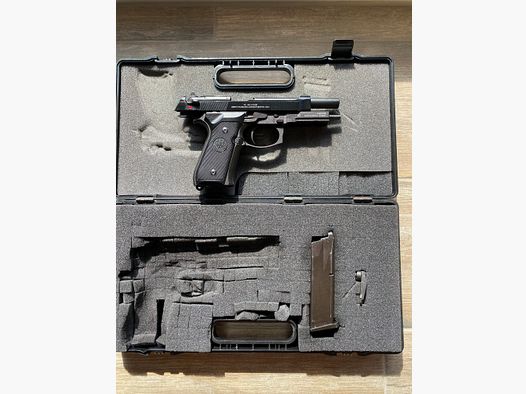Beretta US M9A1 Softair Vollmetall GBB 6mm BB schwarz