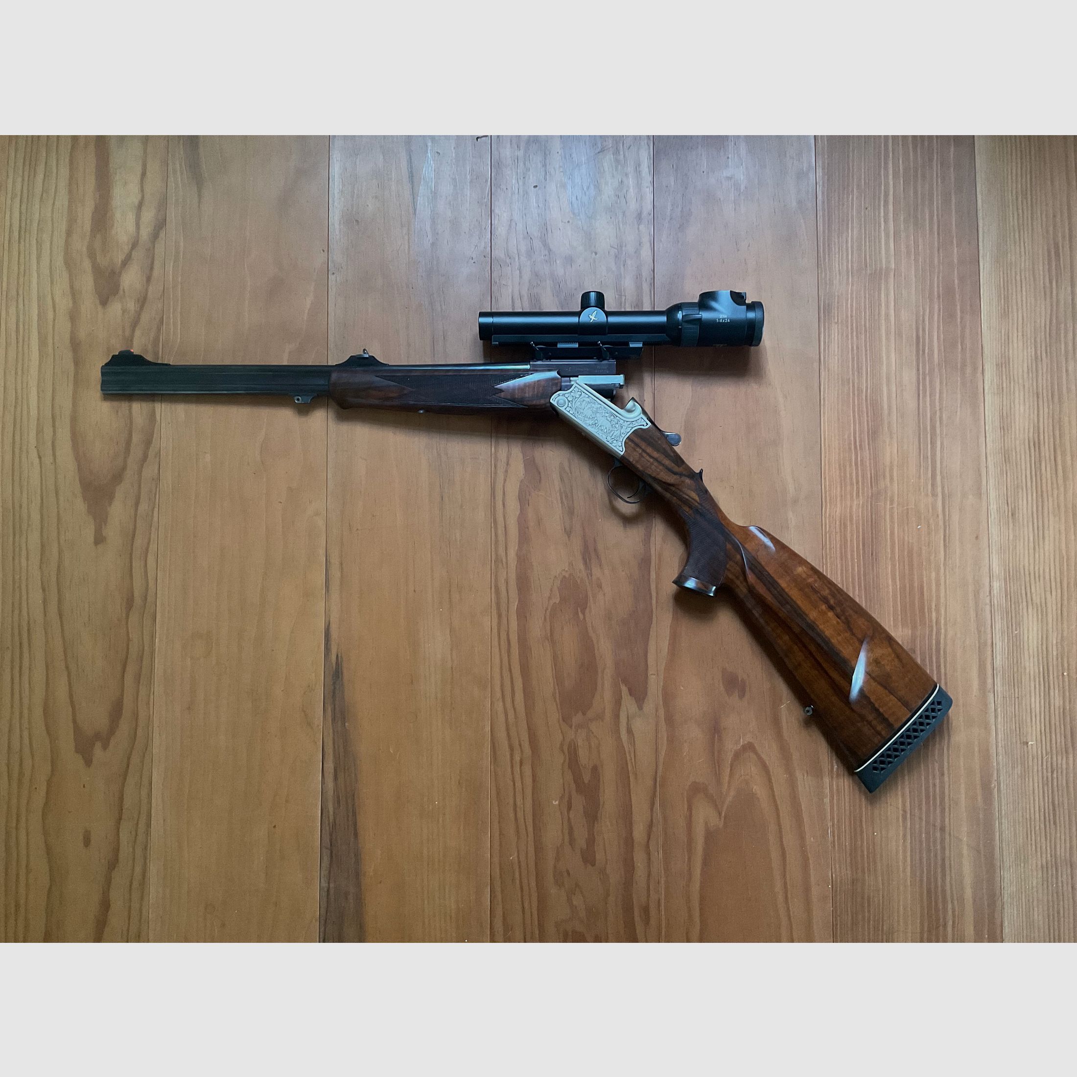 Heym 26 B Artemis 8x57 IRS Swarovski Z6i 1-6x24 double rifle