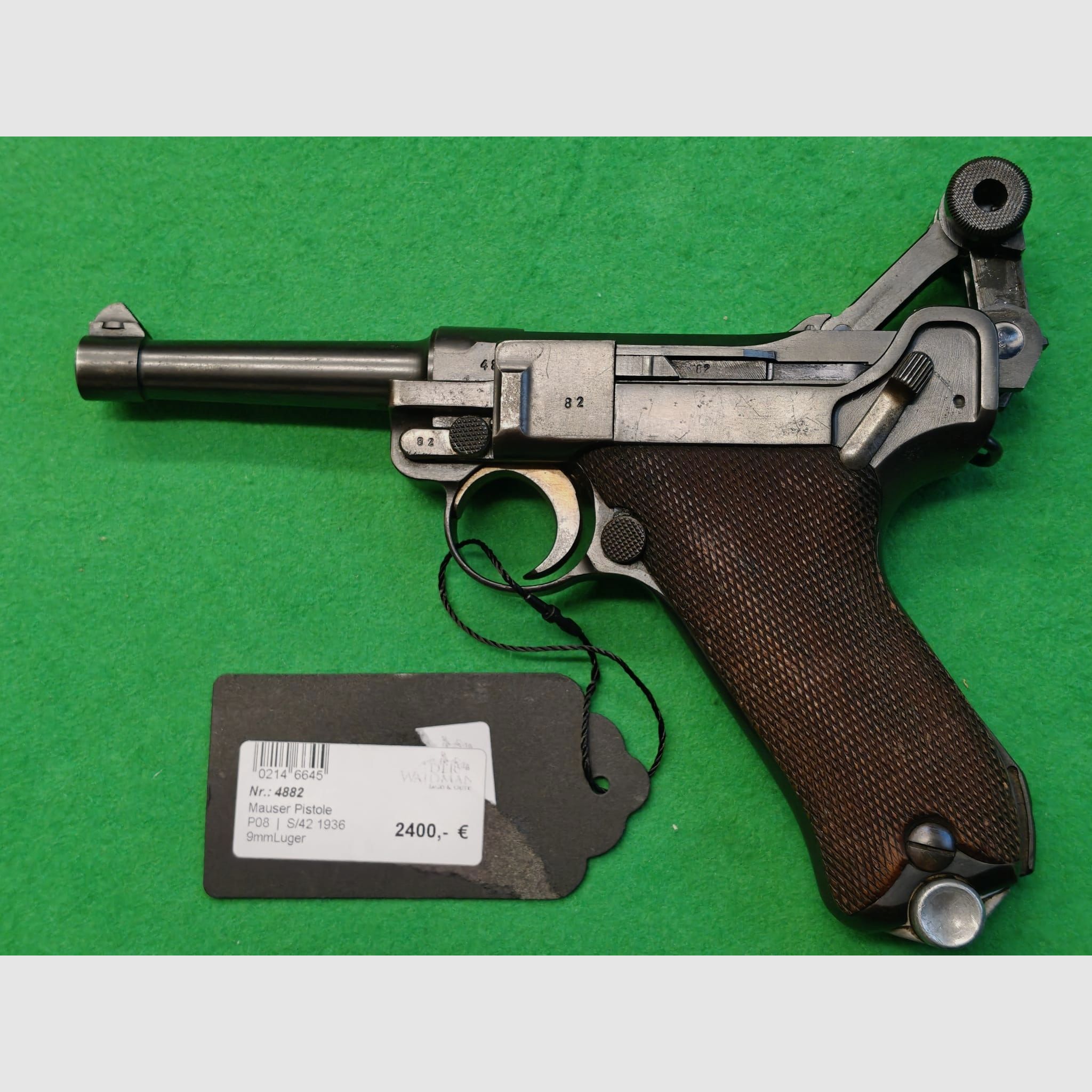 Mauser P08 9mmLuger S/42 1936