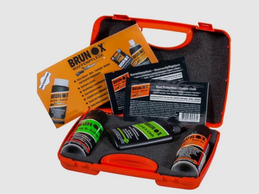 Brunox Pflegebox - Aerosol+Lub&Cor+Pflegetuch