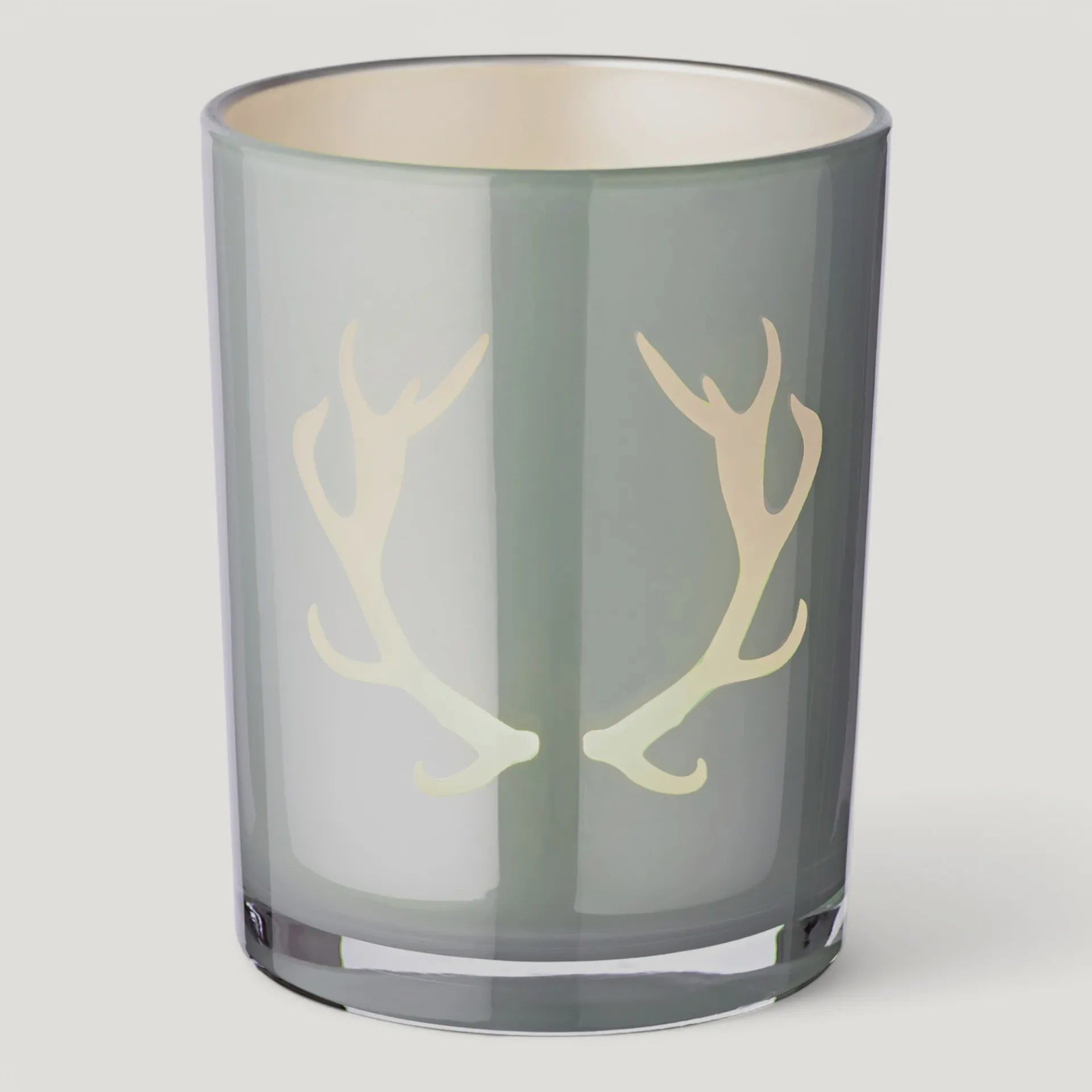 Teelichtglas Geweih