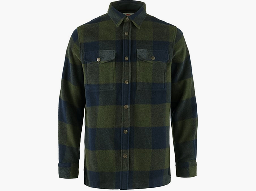 Fjällräven Canada Shirt M Deep Forest / Dark Navy