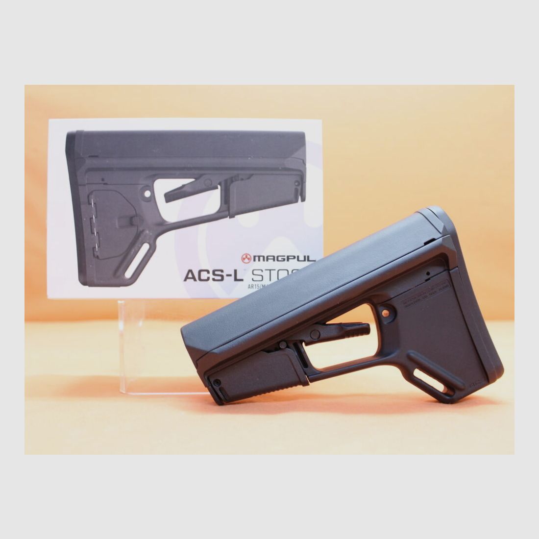 Magpul AR-15: Buttstock Magpul ACS-L (MAG378-BLK) MILSPEC Carbine Stock Polymer Black/ Schubschaft schwarz