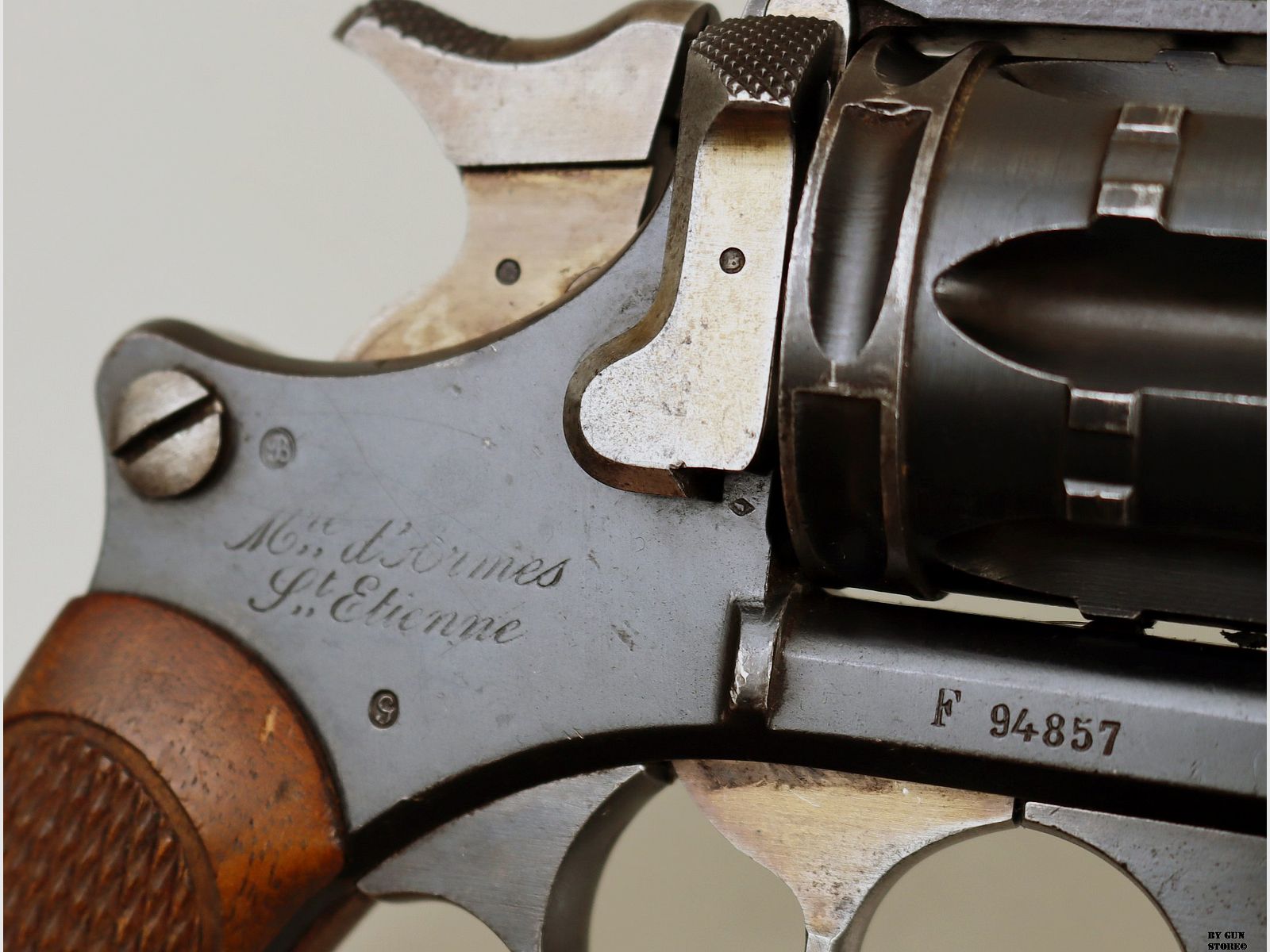 Revolver Saint Etienne mod. 1892 Kal. 8 mm Lebel Matr. F94857, Bild 9 von 14