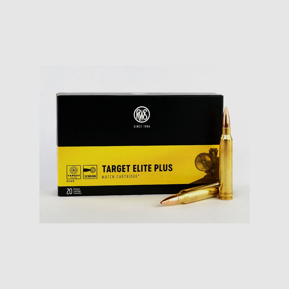 RWS Target Elite Plus .300 Win. Mag., 175 grs 1 paquete (20 disparos a 2,46 €*)