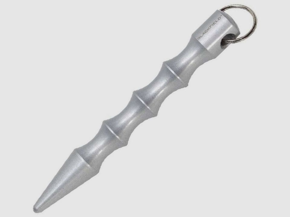 BlackField Kubotan metallico argento