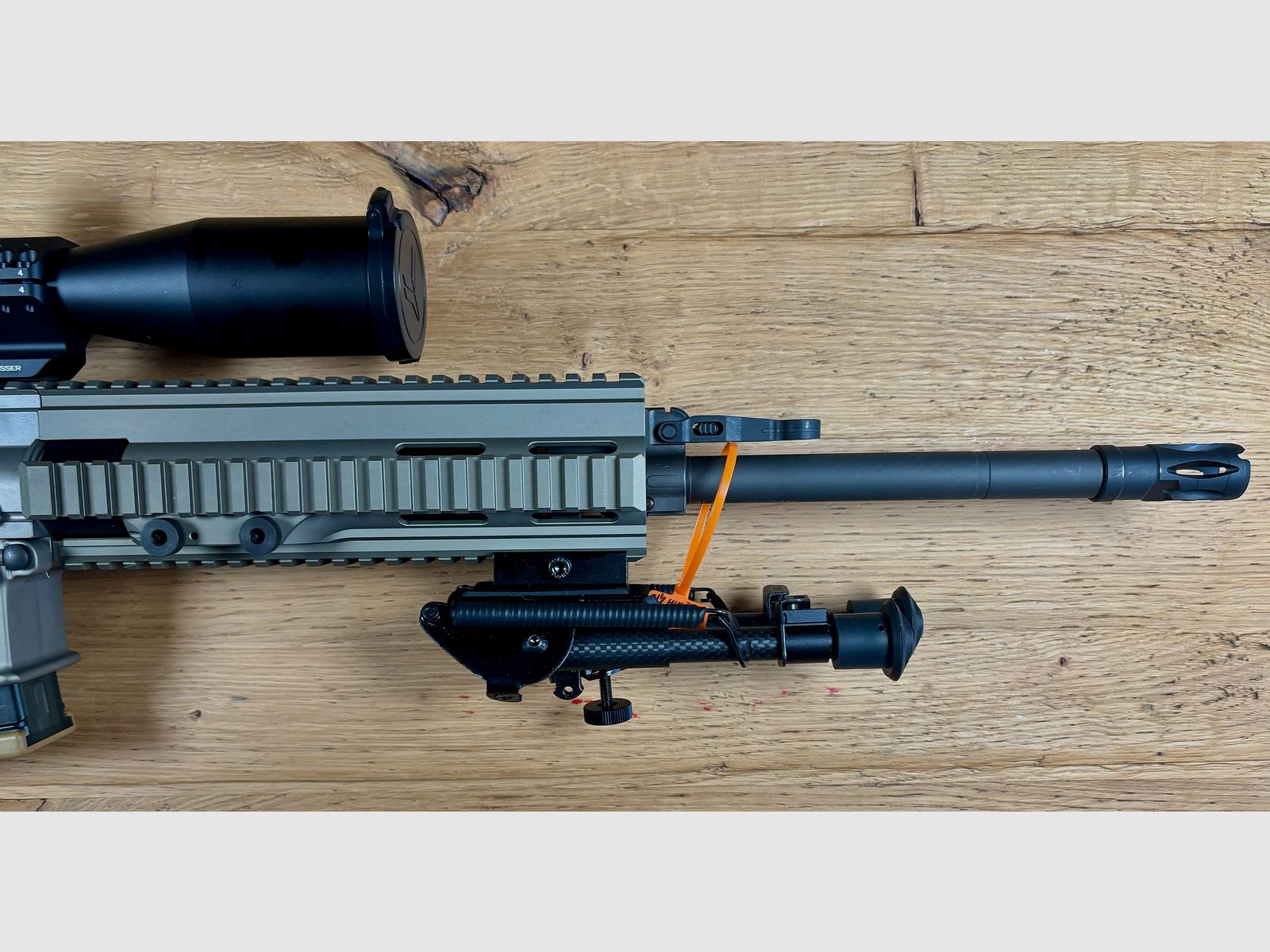 Heckler & Koch HK MR 308 A3 - Sandfarben - inkl. ZF Falke 4-16x44 TAC Karbon Zweibein