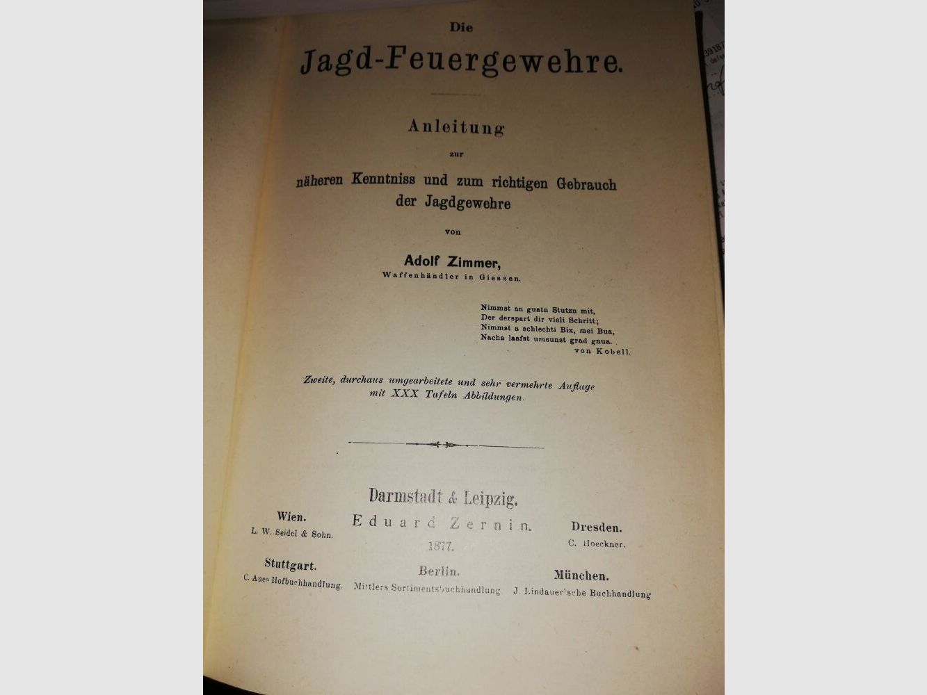 Adolf Zimmer Armi da caccia