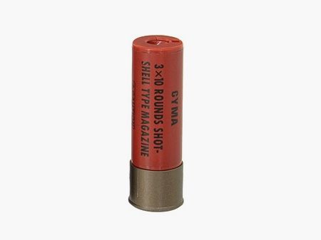 30 cartouches de fusil de chasse, rouge