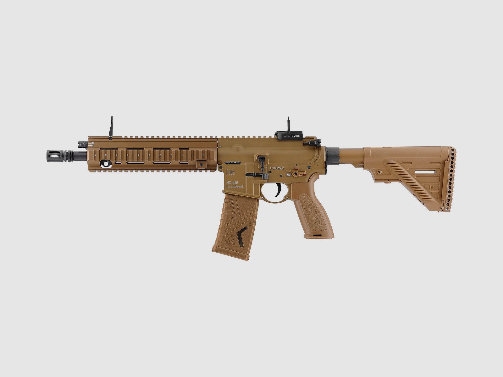 HK416 F-S (A5) Grün-braun Softair Gewehr 6 mm BB frei ab 18 S-AEG | Heckler & Koch