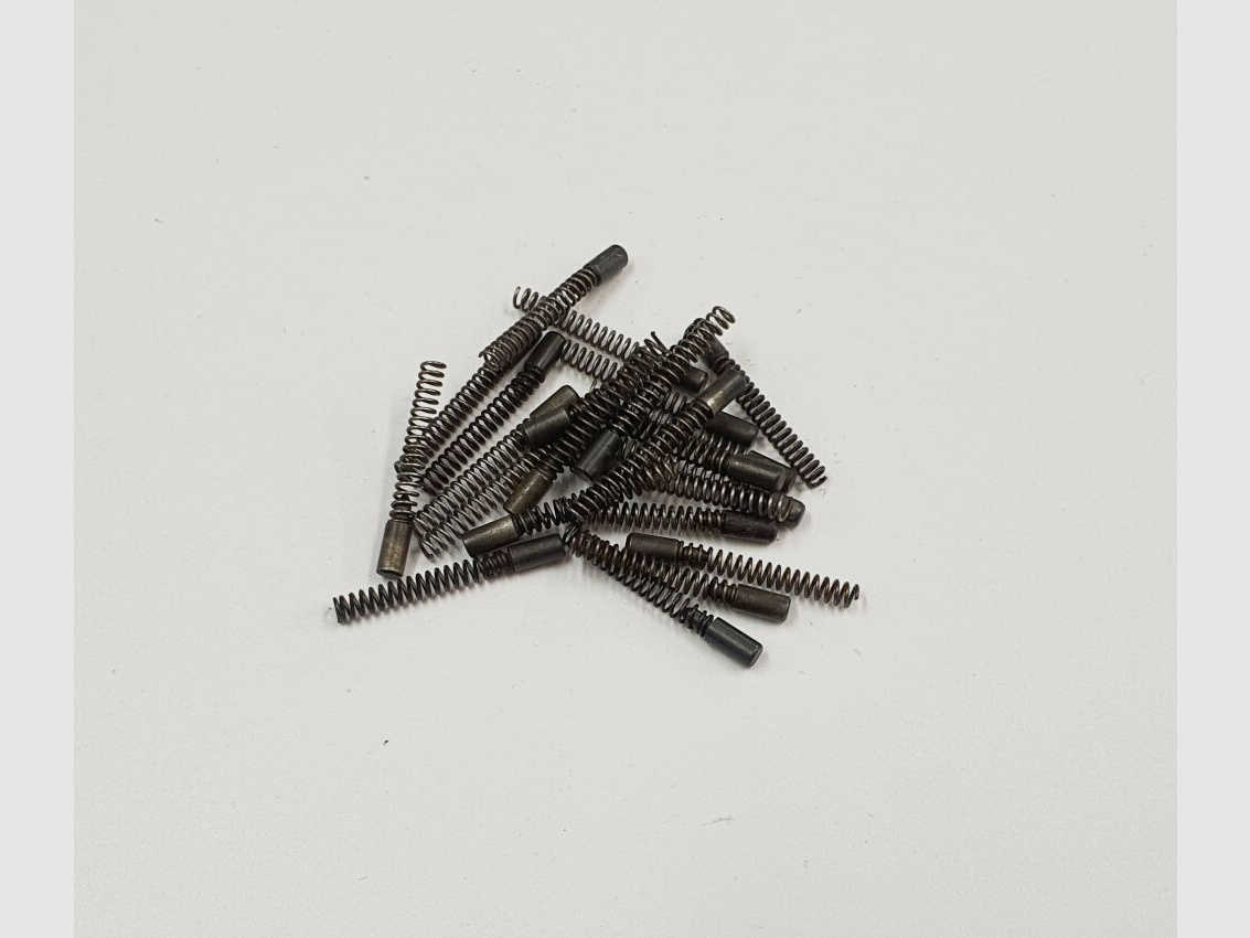 30M1 [26]+[28]US 30M1 carbine Magazine Catch Plunger+Spring, gebraucht / used , US Military part