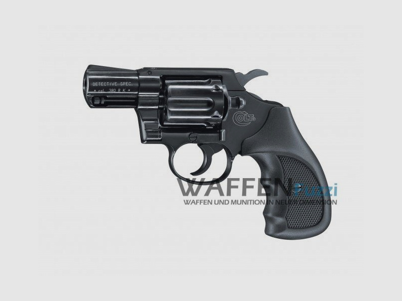 Colt Detective Special schietwapen met blanke munitie geblauwde
