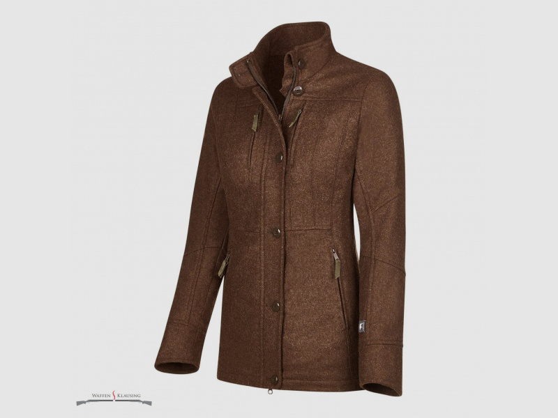 Jagdhund Gamskopf 2 Damen Lodenjacke braun UVP 340 Gr. 36 Hier ab 1