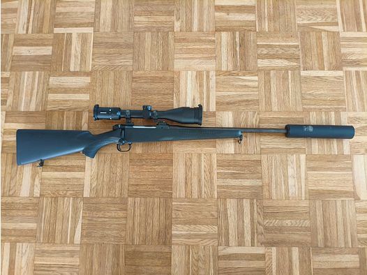Mauser M12 Extreme . 308 mit Minox 3-15/56 Zielfernrohr Mauser Schalldämpfer Schwenkmontage