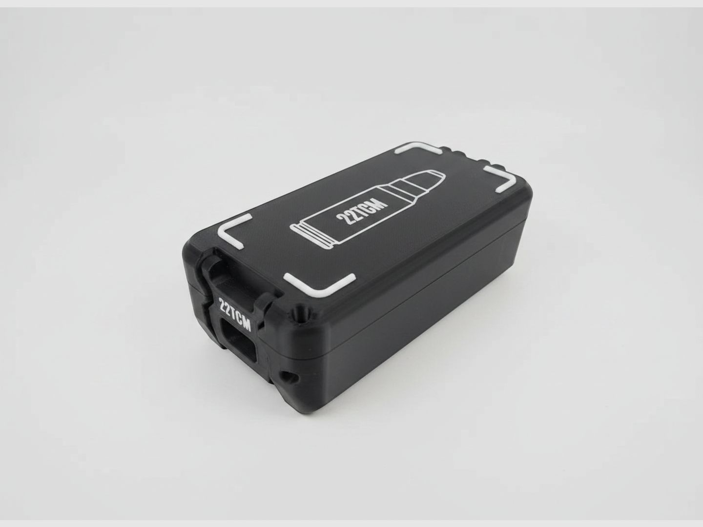 Filamelt Munitionsbox / 22 TCM / 'Klapp- / Rastdeckel' / Patronenbox, Ammo Box